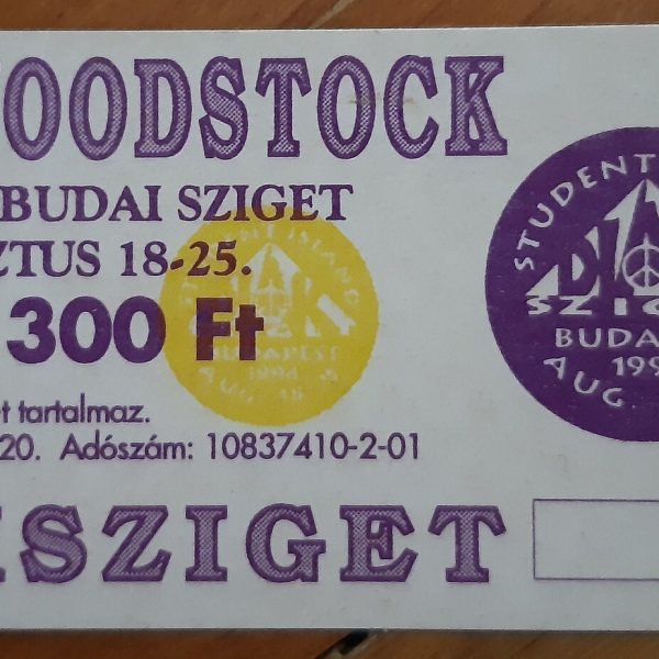 Kell egy hét együttlét! -Emlékezés a Sziget fesztivál kezdetére-