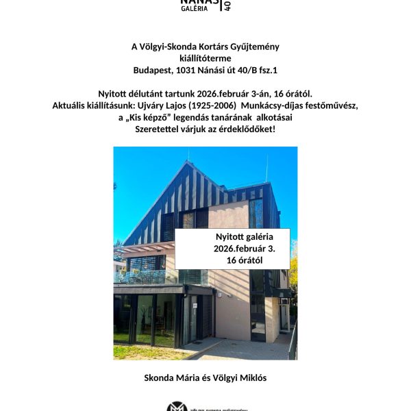 Nyitott galéria 2026.február 3.